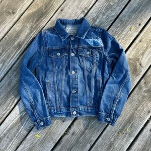POLO Ralph Lauren Jean Jacket Kids 14-16 ( L) Blue Denim Trucker Button Up